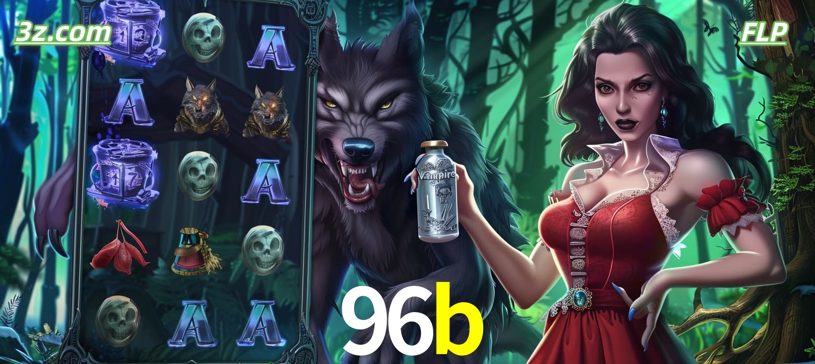 Slots online tema de lobisomem e vampira no 96b cassino Brasil