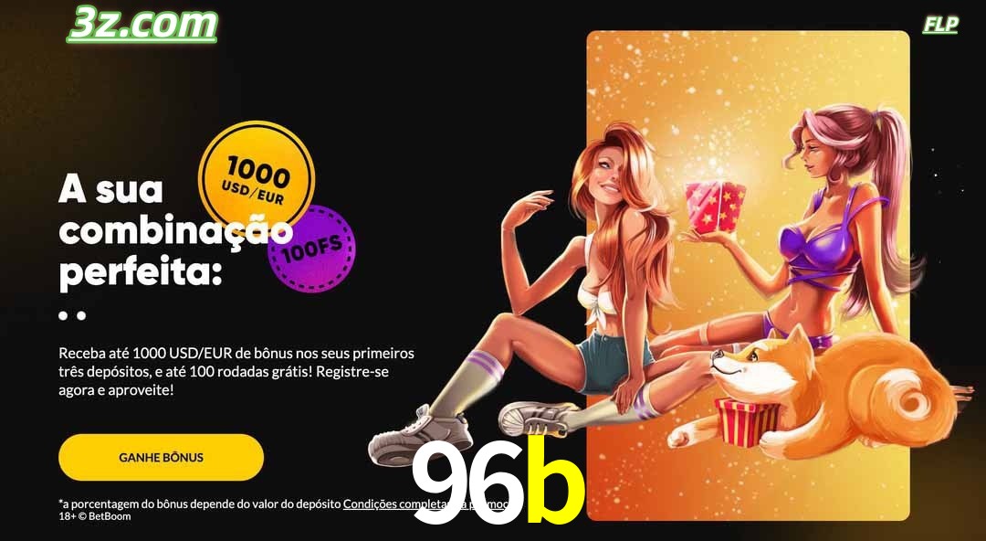 96b cassino online Brasil com promoção especial de depósito e jackpots