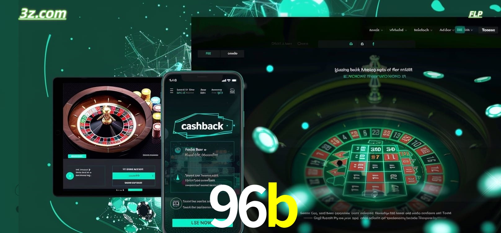 Jogue roleta em dispositivos móveis e desktop com 96b